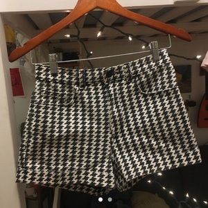 American Apparel houndstooth size 27 shorts